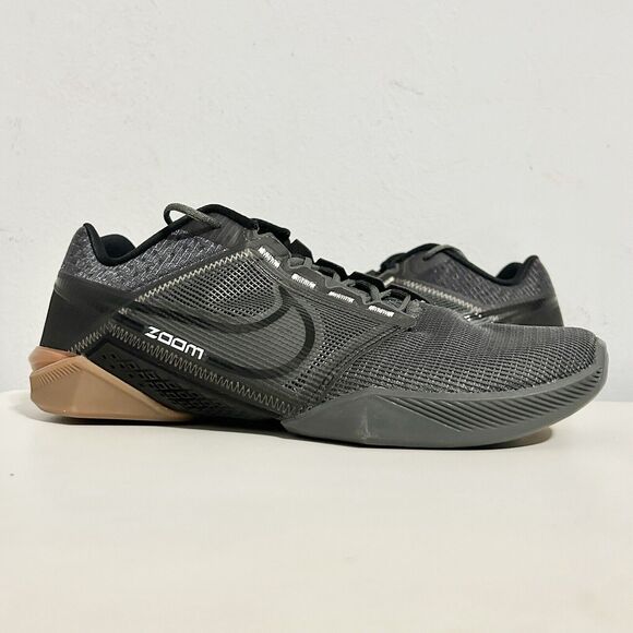 Nike Zoom Metcon Turbo 2 “Iron Grey Black Gum” Mens Size 12.5 Weightlifting Shoe - Picture 1 of 8